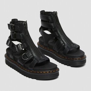 Dr. Martens Black Gladiator Sandals